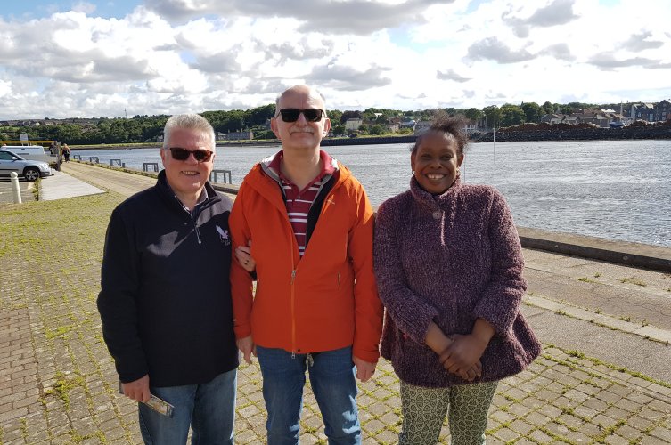 support team: Melvyn, Pete and Annette